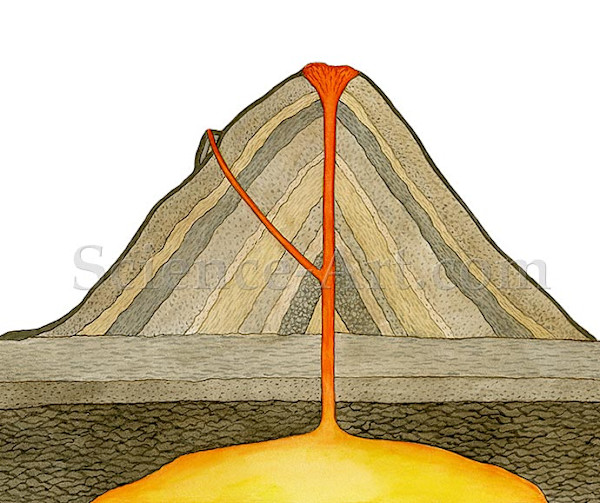 Inside a Volcano by Carol Schwartz
