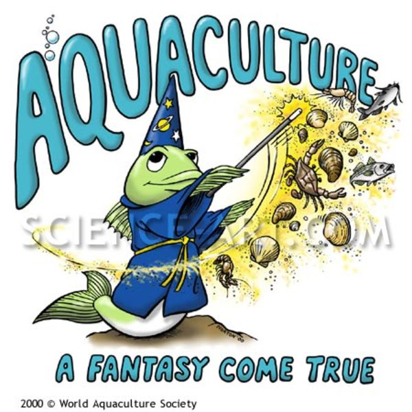 World Aquaculture Logo by John Norton