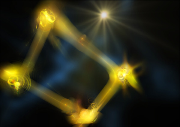Entangled Photon Cluster by Dr Jon Heras