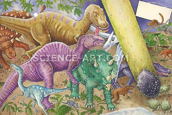 The Day the Dinosaurs Died by Marjorie Leggitt