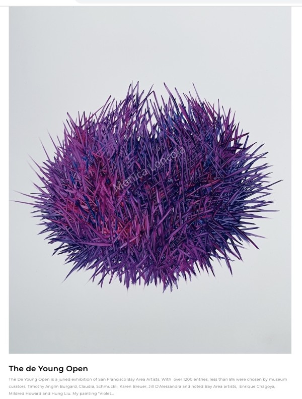 Violet Urchin by Monica Loncola