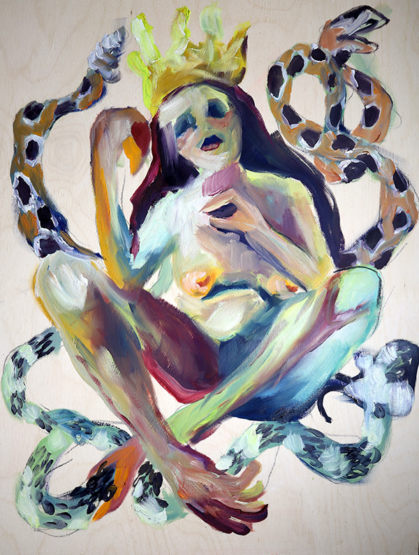 Crown, snakes, body (Expectations) by Erin Dutton Drakeford, Image 1.