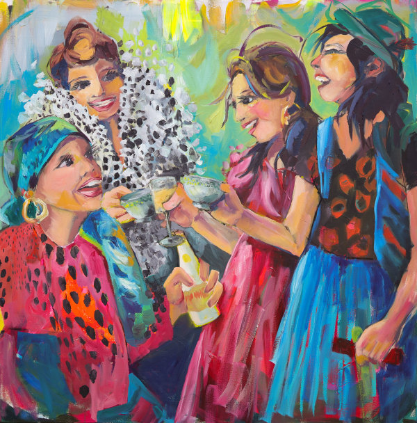 Pinkies out Bitches 2350 by Erin Dutton Drakeford, Image 1.