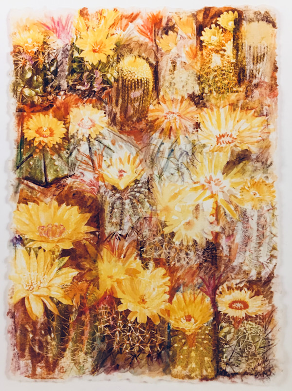 Yellow Cactus by Susan Detroy