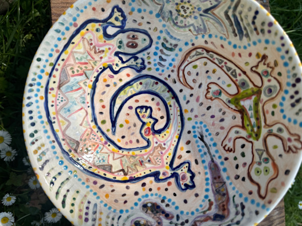 Salamander, Snake Bowl by Susan Detroy, Image 4.