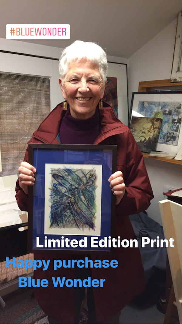 She Carries Us /Blue Wonder by Susan Detroy