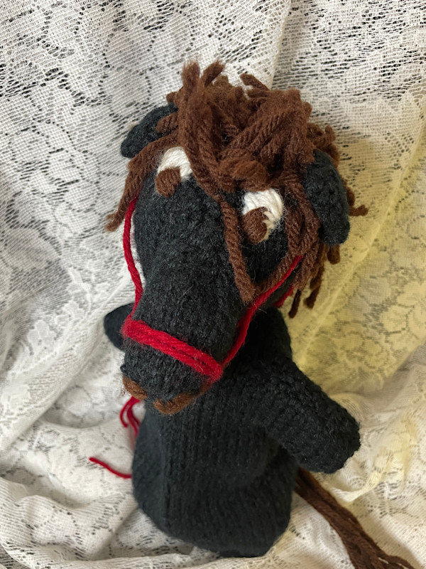 Black Horse Puppet by Susan Detroy, Image 1.