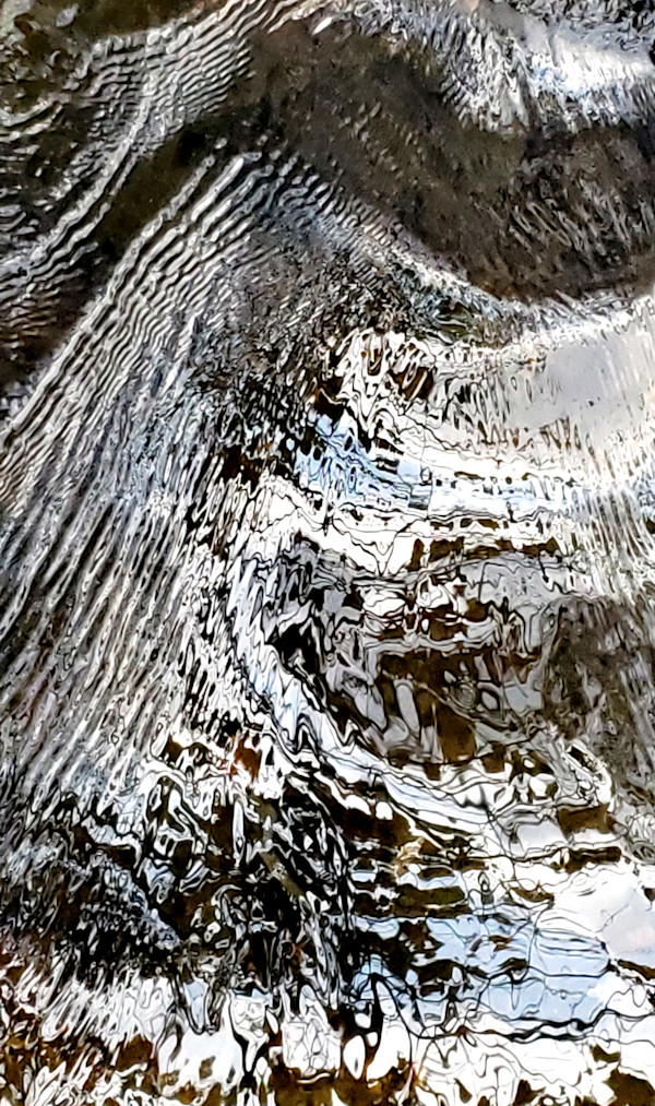 Winged River Abstract by SP Estes