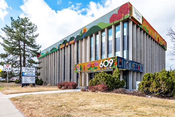 Doctor's Care Mural by Jace Orio Harmonic Custom Design + Fabrication