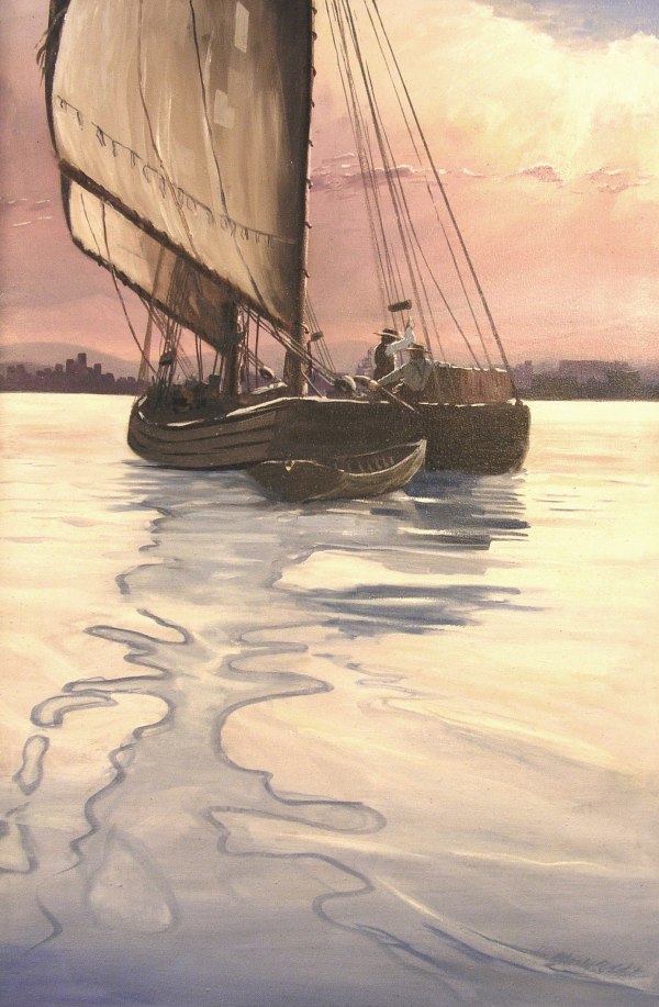 San Francisco Bay, 1892 by Charles E. White