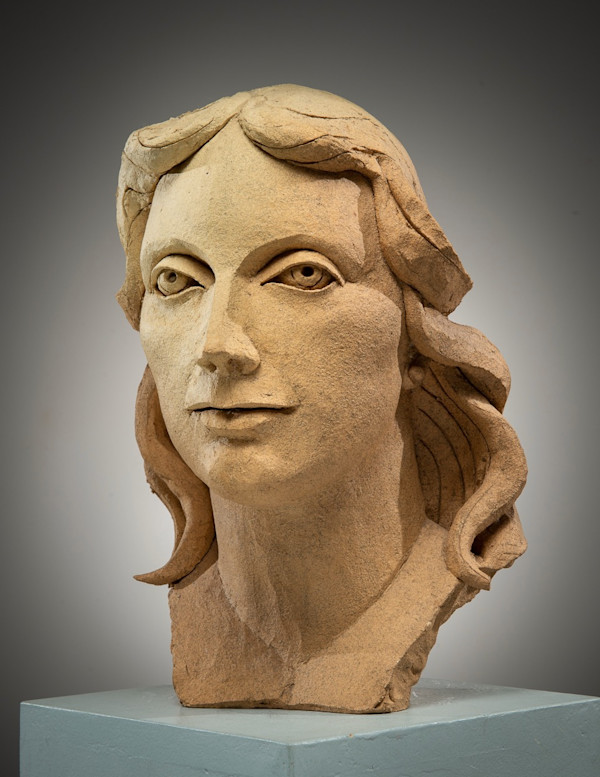 Clay Head of a Woman by William Underhill