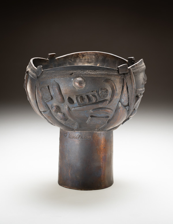 Segmented Bowl on Cylinder by William Underhill