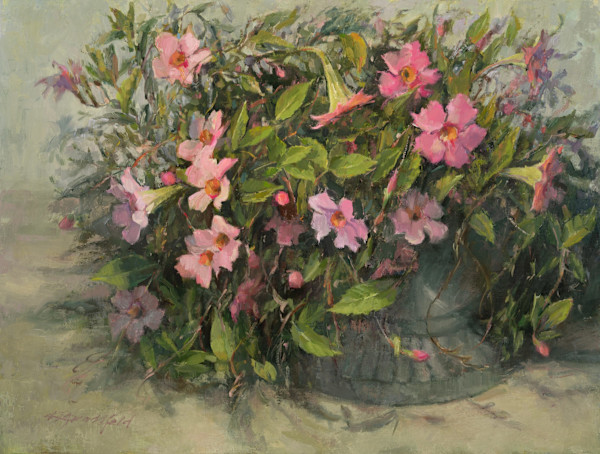 Trailing, Twining and Trumpeting Summer by Katherine Grossfeld, Image 1.