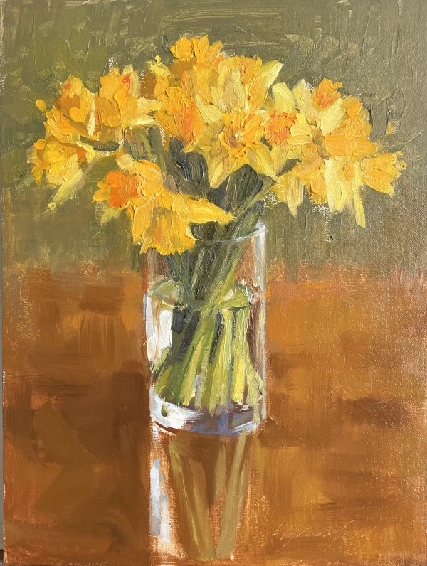 Rainy Day Daffodils by Katherine Grossfeld