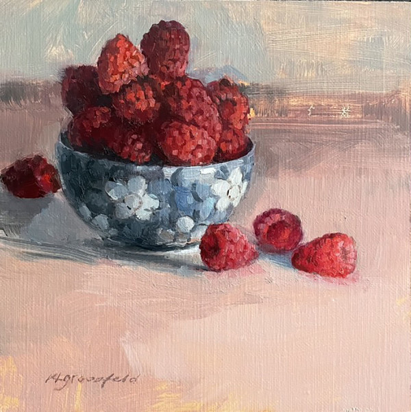 Raspberry Overflow by Katherine Grossfeld