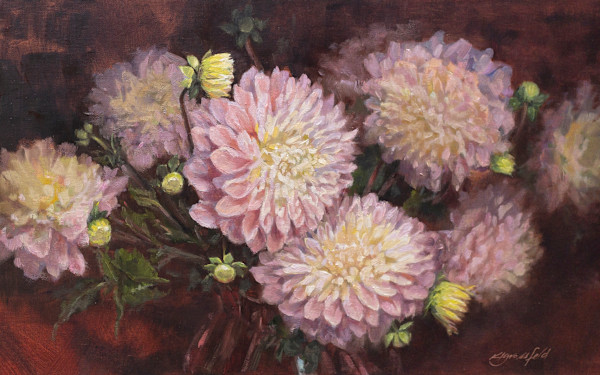 September's Dahlias by Katherine Grossfeld