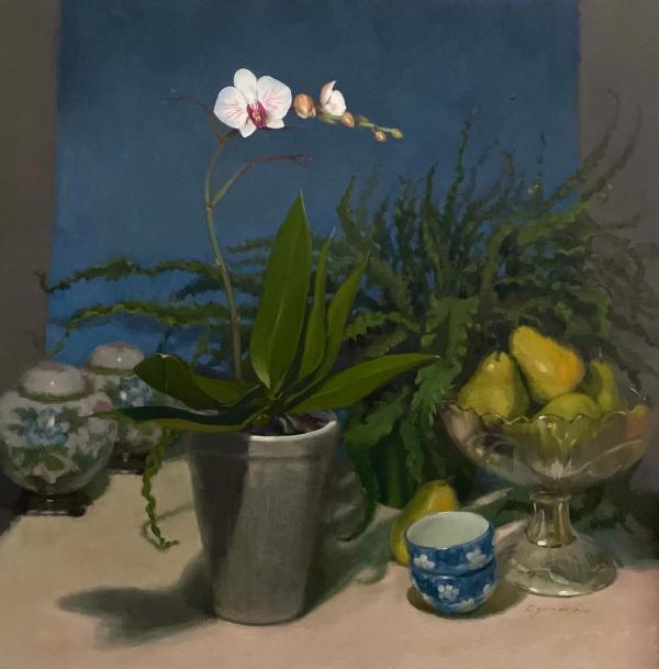 Blooms in Pairs by Katherine Grossfeld