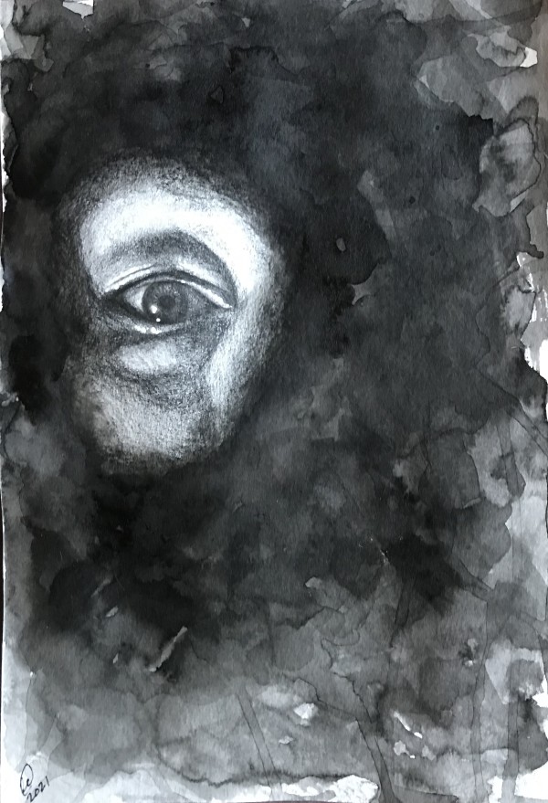 Self Portrait Eye by Linda Chido