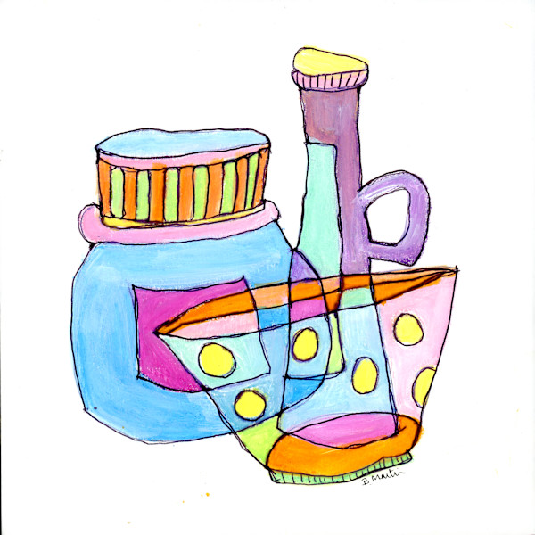 Fancy Yellow Dots by Barbara Martin, Image 1.