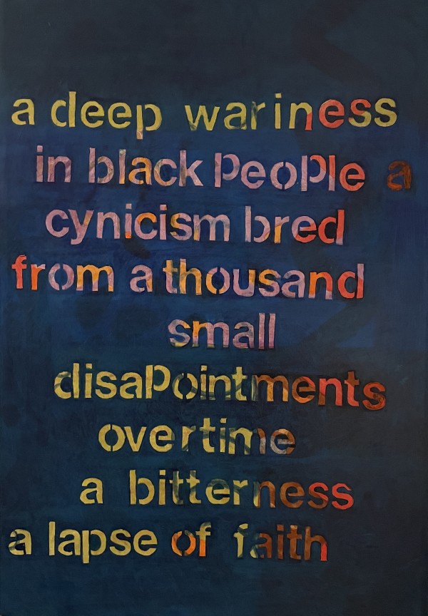 The point of Black People's Buried Stress by Cassandra Jennings Hall