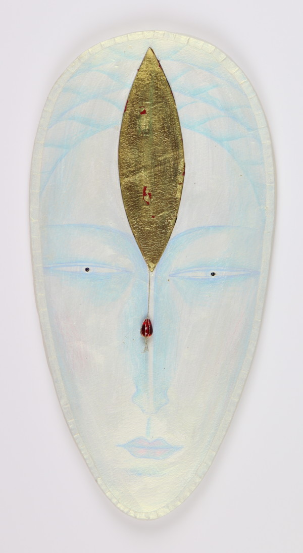 Untitled  ("Buddha" Faces Wall Sculpture series) by Audra Skuodas
