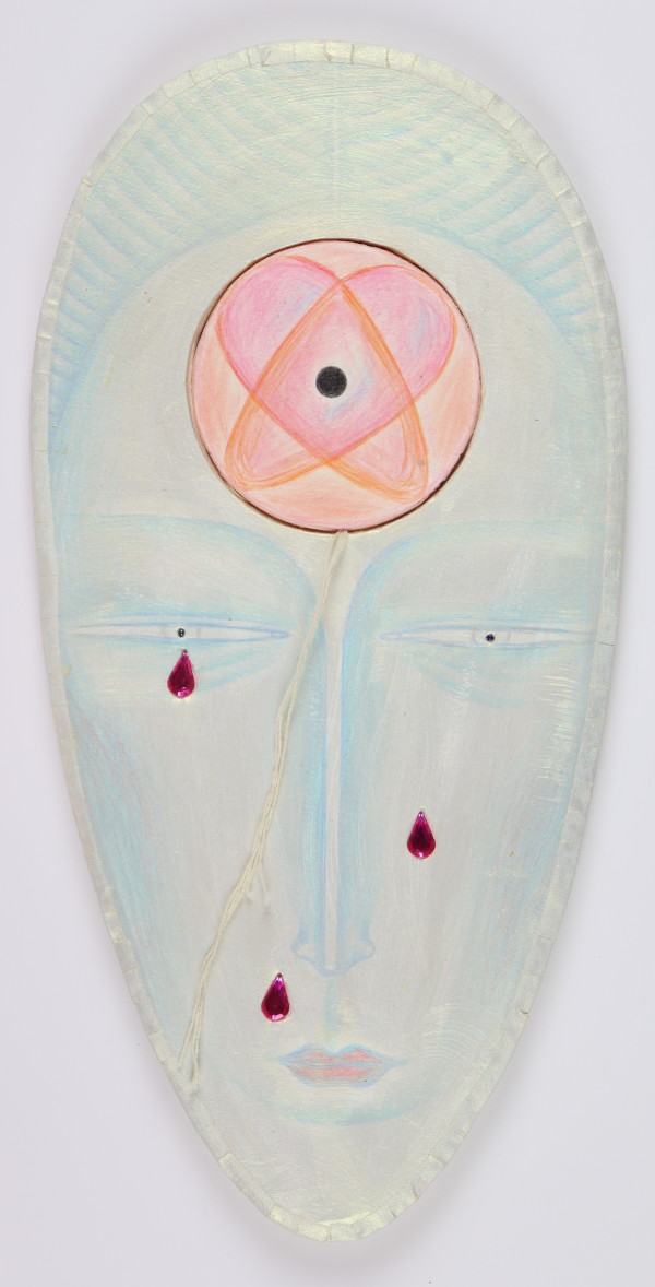 Untitled  ("Buddha" Faces Wall Sculpture series) by Audra Skuodas