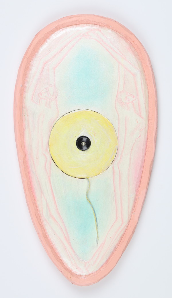 Untitled  ("Buddha" Faces Wall Sculpture series) by Audra Skuodas