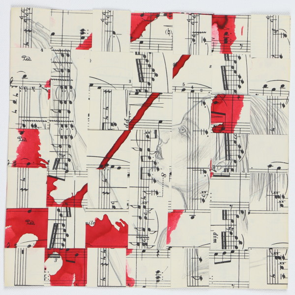 Untitled (Small Woven Collage) by Audra Skuodas