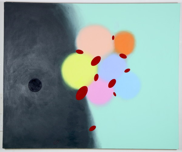 Vibrational Vulnerability Series #3 (Cosmic Dust and Red) by Audra Skuodas