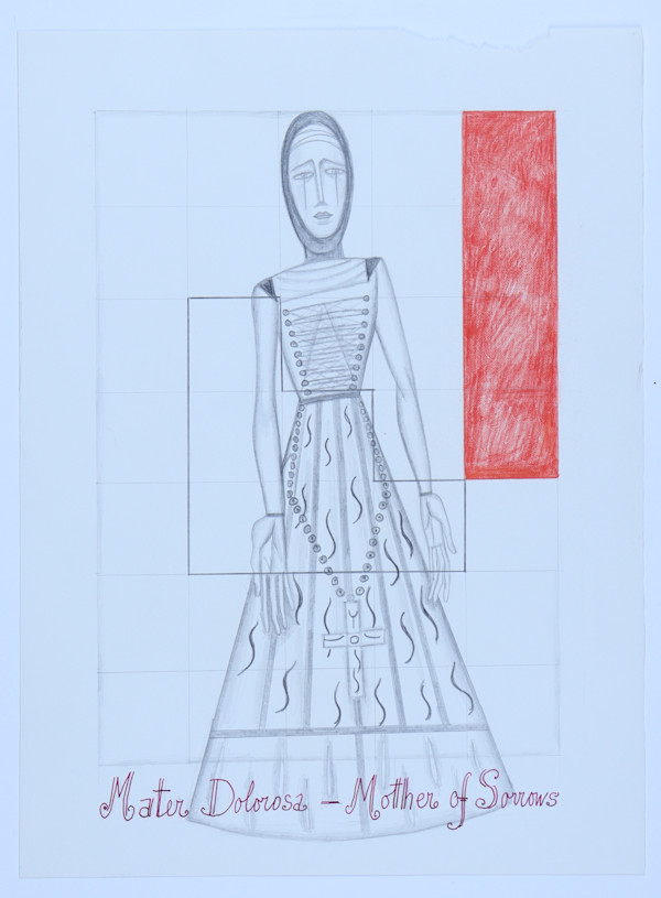 Mater Dolorosa -- Mother of Sorrows by Audra Skuodas