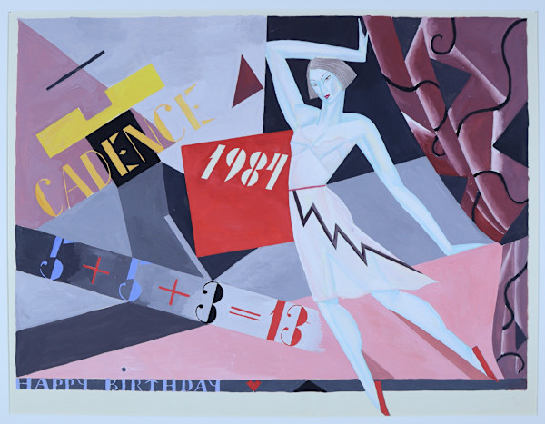 Happy Birthday 1984 by Audra Skuodas