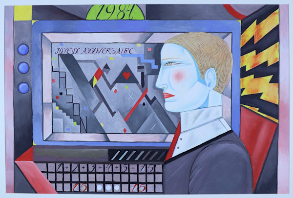 Happy Birthday 1984 by Audra Skuodas