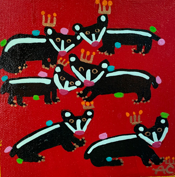 Badgers #683 by Andrée  Chartrand