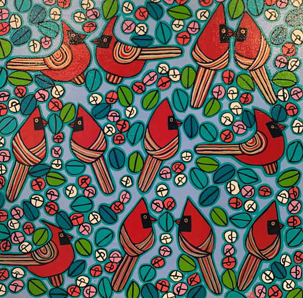 Cardinals delight #701 by Andrée  Chartrand