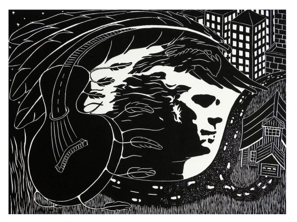 L’homme qui marche by Denis Charrette