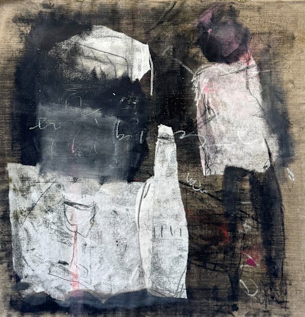 Drinking A Glass Of Wine by Petra Schott