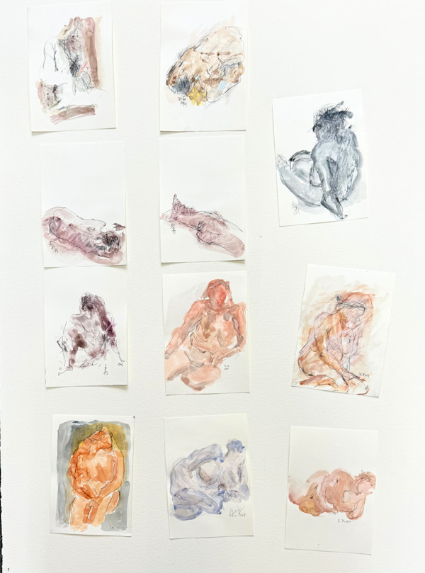 Nude drawing by Petra Schott