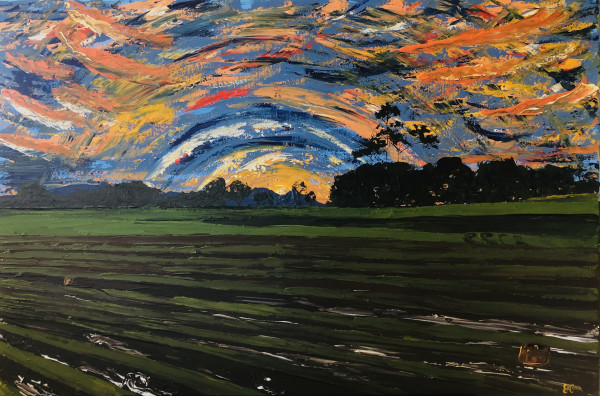 Farm Sunrise by Elizabeth Cooper