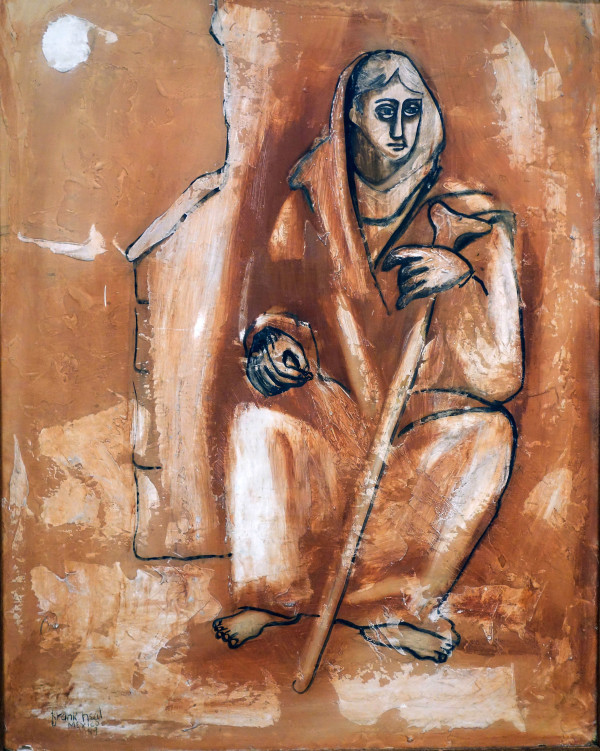 Seated Woman by Frank Neal