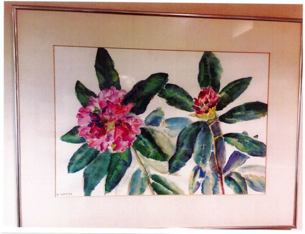 Still Life of Flowers by Nancy Clark