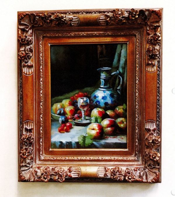 Still Life with Fruit and Blue Pitcher