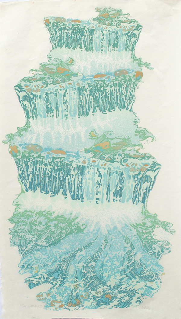 Waterfall II by Hannah B for Janet Gallup