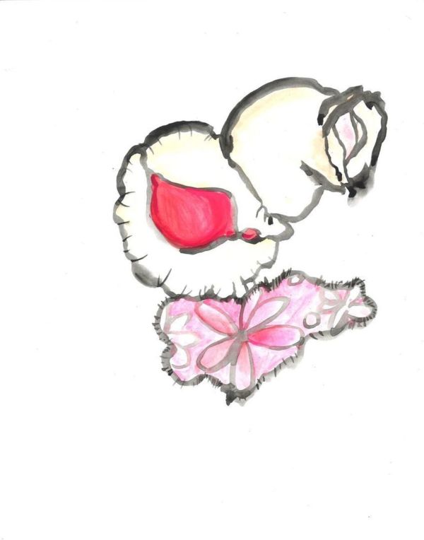Study #3 pinkshapew:flower by Bobbi Meier