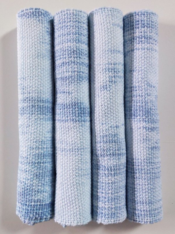Cloud dyed placemats by Savannah Jubic