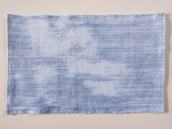 Cloud dyed placemats #3 by Savannah Jubic