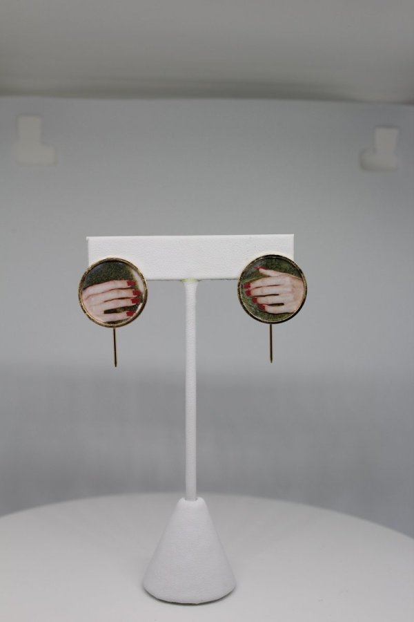 Well Manicured (earrings) by Laura Collins