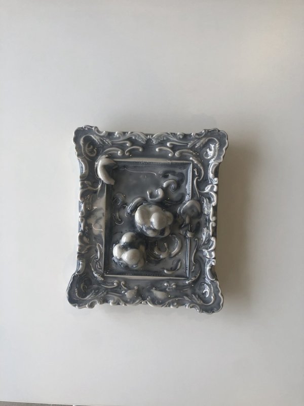 Family Portraits #3 (Gray Victorian with Lumps) by Bobbi Meier