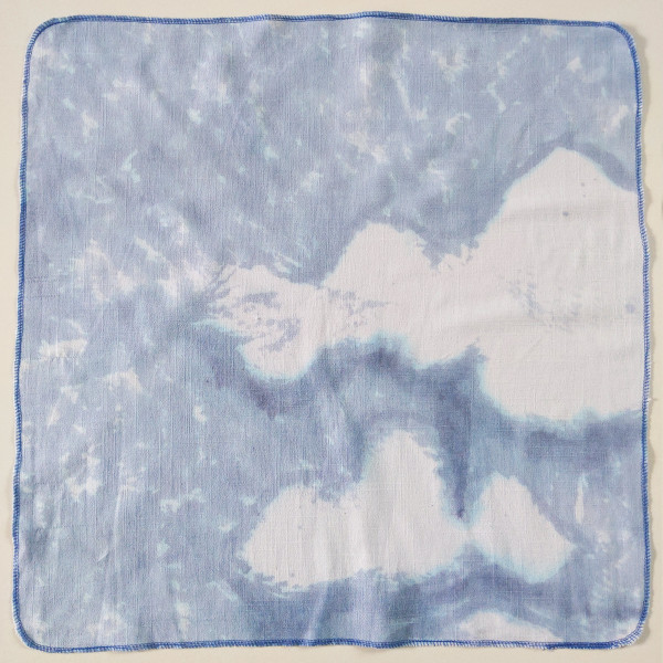 Cloud dyed napkins #3 by Savannah Jubic