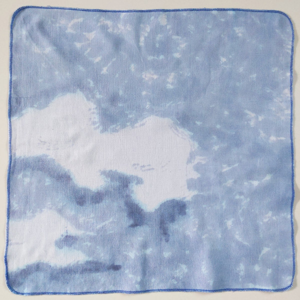 Cloud dyed napkins #5 by Savannah Jubic