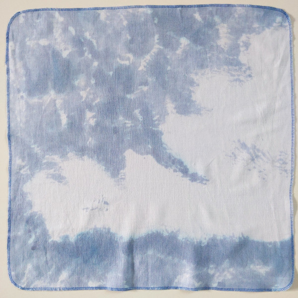 Cloud dyed napkins #6 by Savannah Jubic